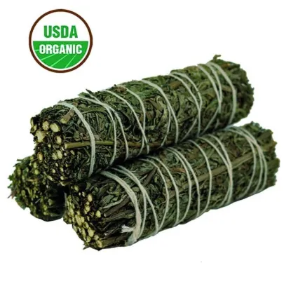 Picture of Smudge Stick - Mugwort Sage (4 in.)