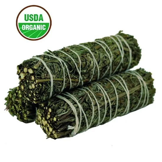 Picture of Smudge Stick - Mugwort Sage (4 in.)