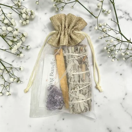 Picture of Sage Bundle - Amethyst Crystal