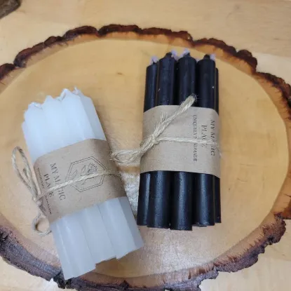 Picture of Pack of 10 Colored Spell Candles, Chime Candle 4 Inches