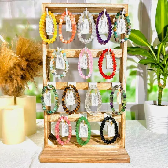 Picture of Wholesale 8mm Crystal Bracelets Starter Set