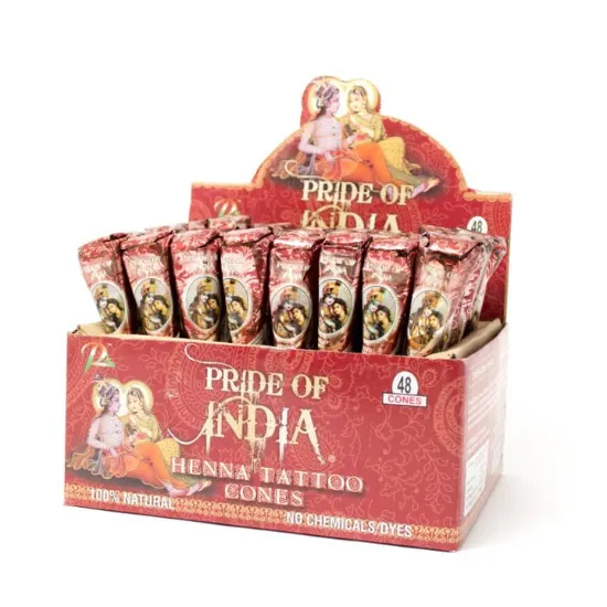 Picture of Henna Tube Countertop Display Box - 48 Tubes Per Box