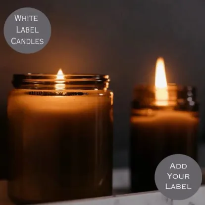 Picture of No Label Beeswax Candles | Foods | Florals