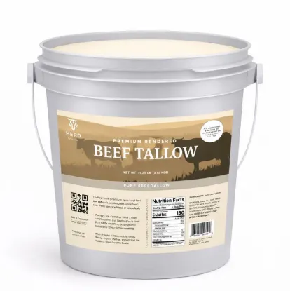 Picture of Herd Tallow Beef Tallow, 7.2 Lbs, Gluten-Free, Keto