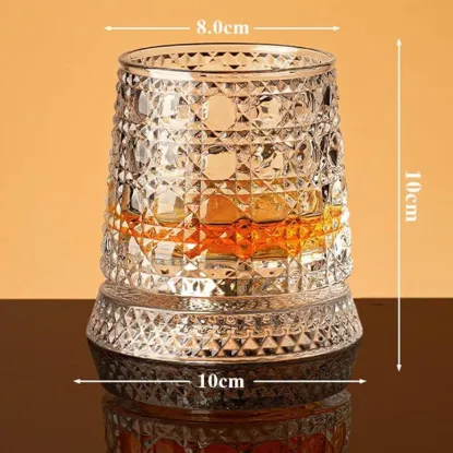 Picture of Luxury Crystal Diamond Engraved Rotating 360 Swivel Base