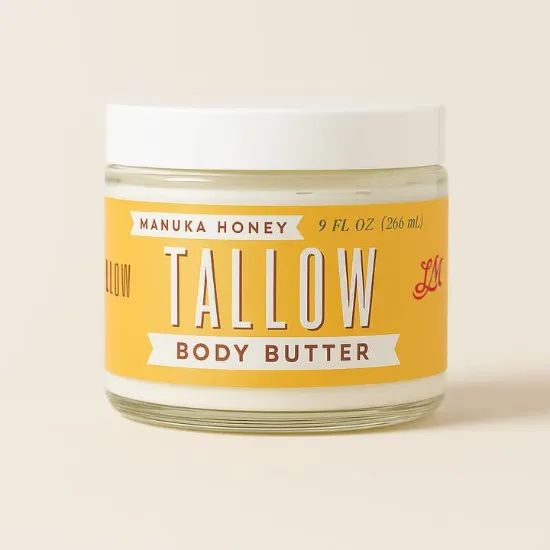 Picture of Manuka Honey + Rosehip Tallow Body Butter – Deeply Nourishing & Repairing Natural Skincare