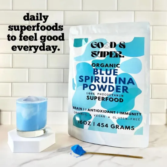 Picture of Organic Blue Spirulina Powder | Phycocyanin Superfood Powder