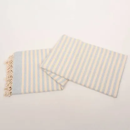 Picture of Herringbone Turkish Towels – Organic, Soft & Handwoven