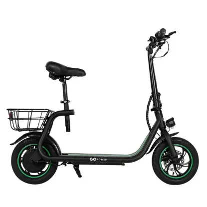 Picture of Gopowerbike Goflow Electric Scooter with Seat and Basket