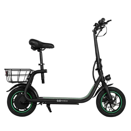 Picture of Gopowerbike Goflow Electric Scooter with Seat and Basket
