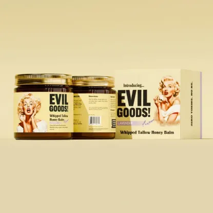 Picture of Lavender+Whipped Beef Tallow Face Balm Evil Goods Skincare