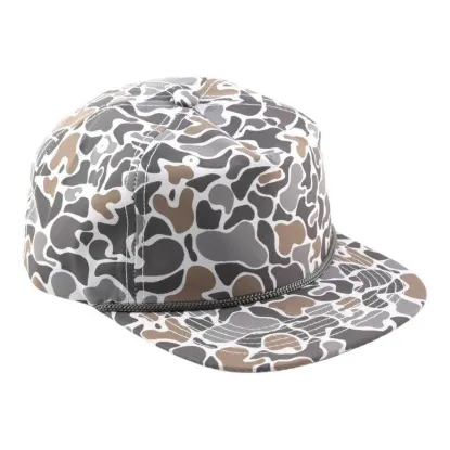 Picture of Blank Rope Hats Camo 5 Panel Youth Snapback Hat