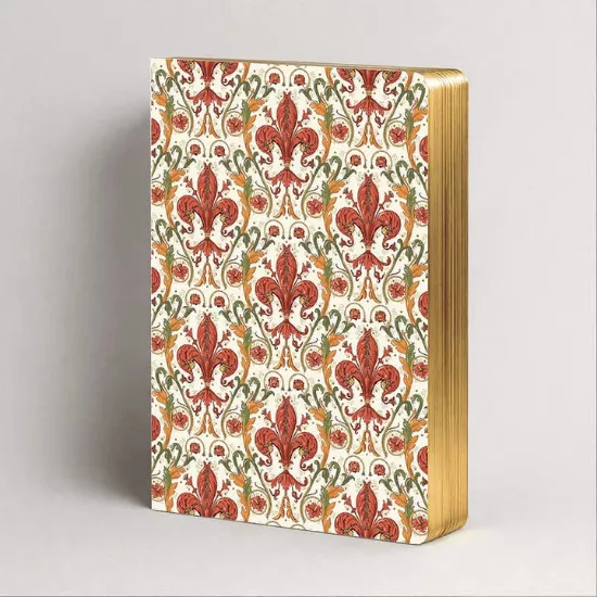 Picture of A5 Gold Notebook - Lilium