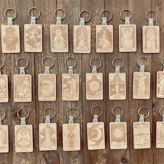 Picture of Set of 23 Tarot Card Keychains