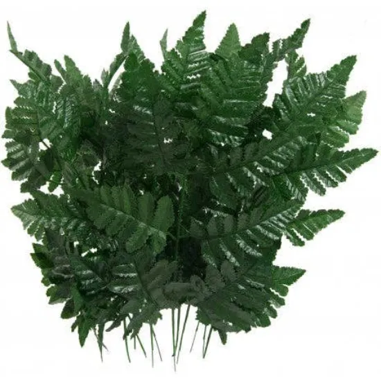 Picture of 1 Dozen Silk Leather Fern Stems