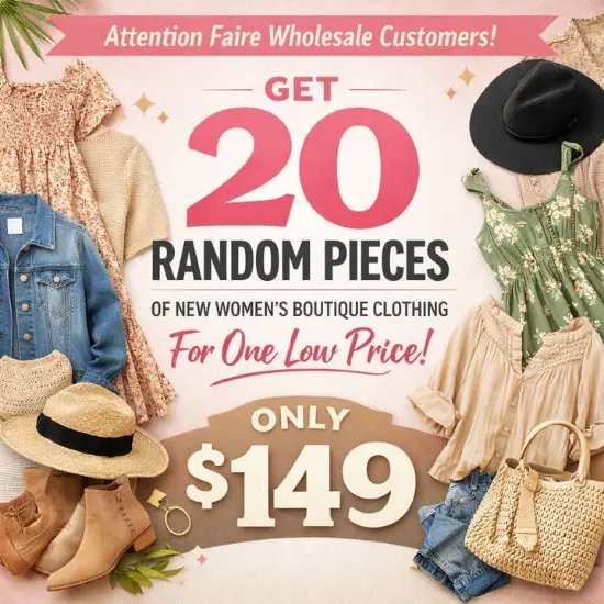 Picture of 20 Piece Women’S Boutique Clothing Mystery Bundle