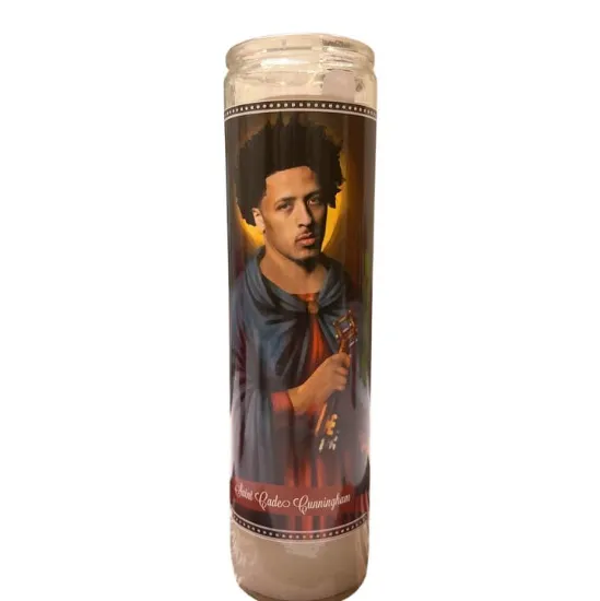 Picture of Cade Cunningham Devotional Prayer Saint Candle