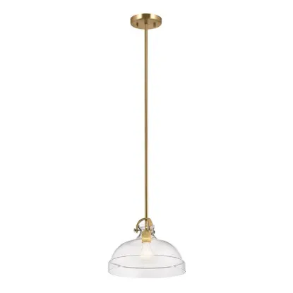 Picture of Hampton 1 Light Duo-Mount Pendant - Brass