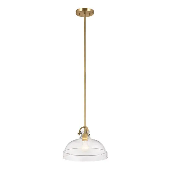 Picture of Hampton 1 Light Duo-Mount Pendant - Brass