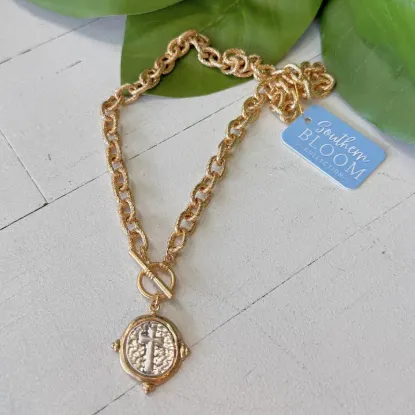 Picture of Grace Upon Grace Toggle Necklace