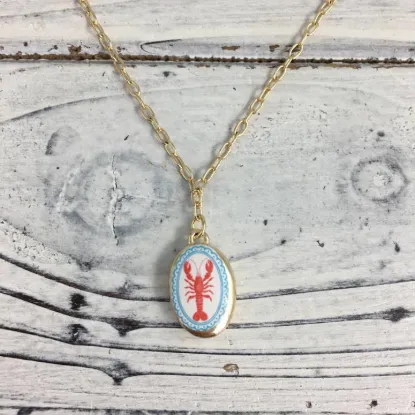 Picture of Crawfish Oval Tile Necklace