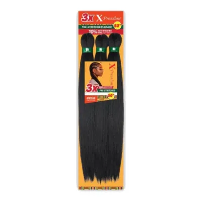 Picture of 3X X-Pression Pre-Stretched Braiding Hair – 50” (Kanekalon Fiber)