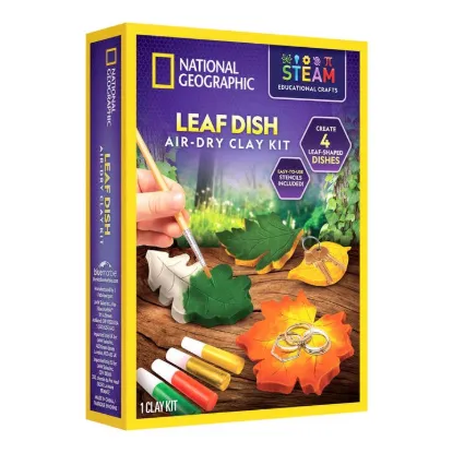 Picture of National Geographic Leaf Dish Air-Dry Clay Kit