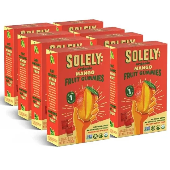 Picture of Organic Mango Whole Fruit Gummies 8 Pack