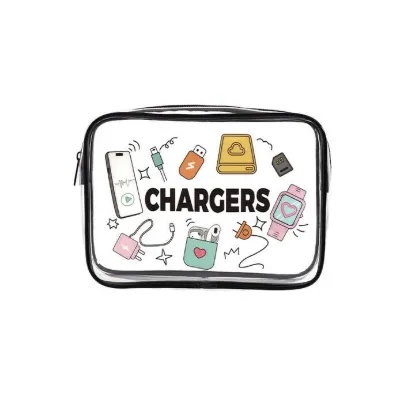Picture of Cute Print Clear Pvc Travel Cosmetic Organizer Bag