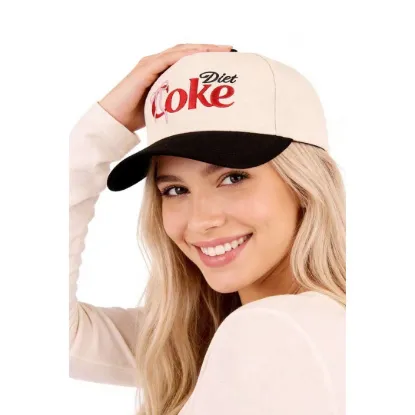 Picture of 0512 Coquette Bow Diet Coke Two Tone Cotton Hat SI-29570
