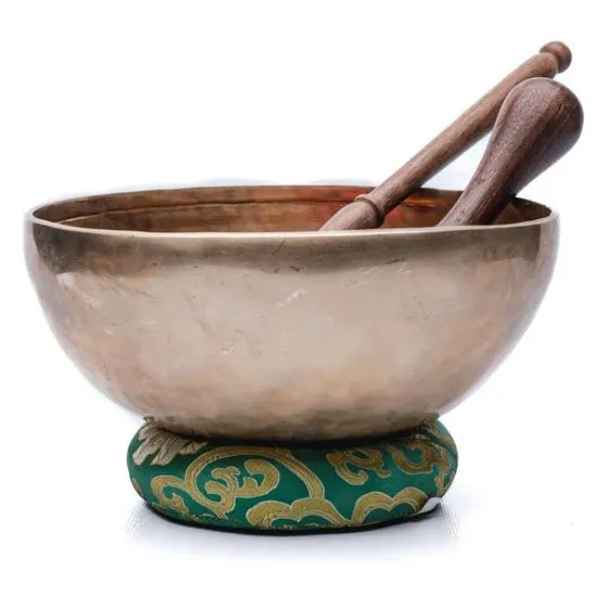 Picture of Large Tibetan Singing Bowl: Handmade Sound Healing