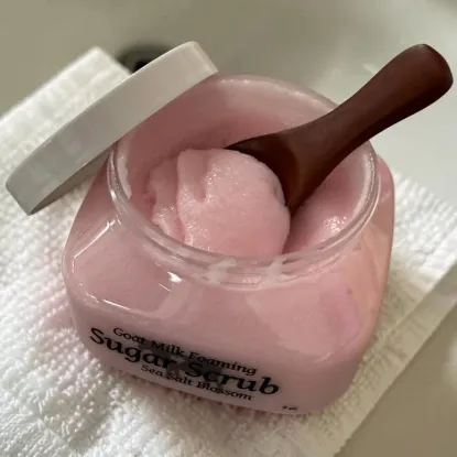 Picture of Sea Salt Blossom Goat Milk Sugar Scrub