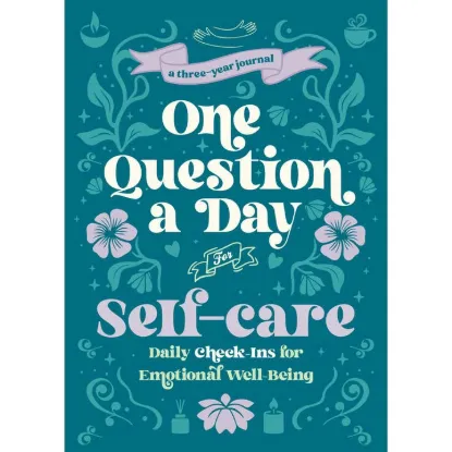 Picture of One Question A Day For Self-Care (Floral)
