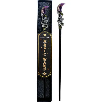 Picture of Magic Wand w/ Gift Box - Amethyst Moon & Snake (Each)