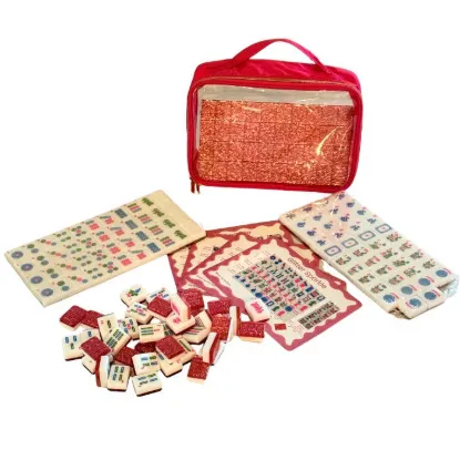 Picture of Glitter Sparkle - American Mahjong Tile Set (166 Tiles) Pink Bundle