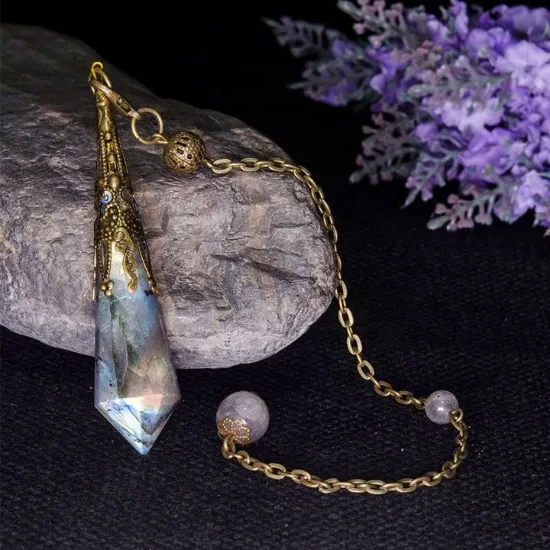 Picture of Grey Moonstone Protection Pendulum