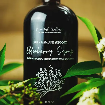 Picture of Elderberry Syrup For Daily Immune Support Shelf Stable
