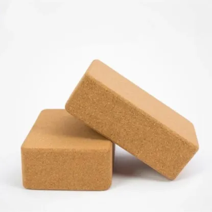 Picture of Natural Cork High-Density Stretching Yoga Block
