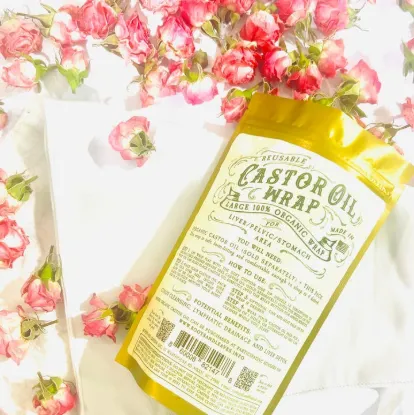 Picture of Castor Oil Wrap - Large For Liver/Pelvic/Stomach - Handmade