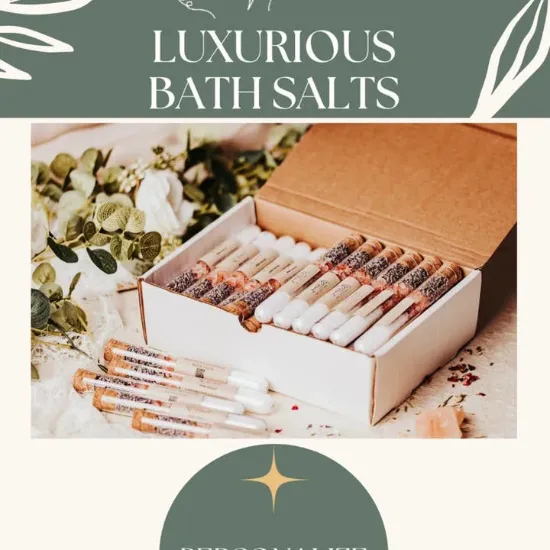 Picture of Personalized Bulk Bath Salts Logo