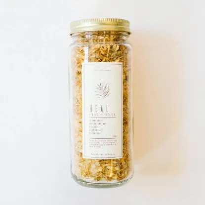Picture of WildFlora Bath Salts: Heal - Ginger & Vetiver