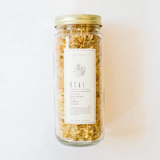 Picture of WildFlora Bath Salts: Heal - Ginger & Vetiver