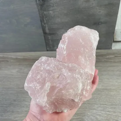 Picture of Bulk Rose Quartz Chunks – Natural Raw Pink Crystal Stones For Love, Healing, Décor & Retail