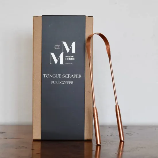 Picture of Retail: Pure Copper Tongue Scraper