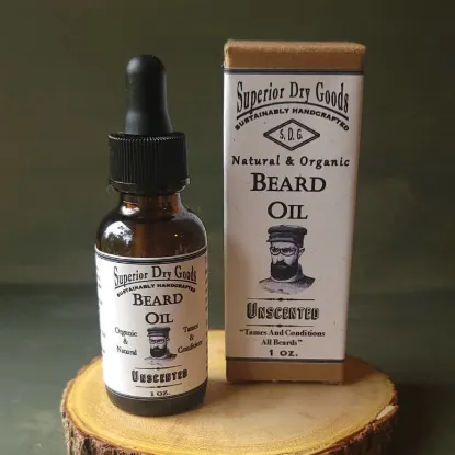Picture of Unscented Beard Oil | All Natural | Handcrafted in Oregon