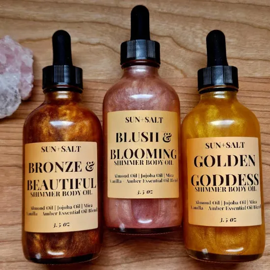 Picture of Summer Shimmer Oil Collection | Natural Skincare