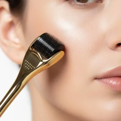 Picture of Gold Derma Roller Beauty Tool