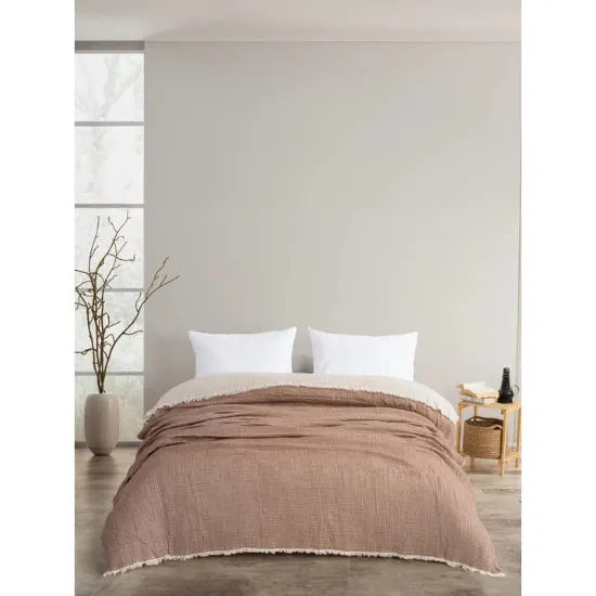 Picture of 4 Layers Muslin Blanket | Quilted Blanket | (95" X 95")