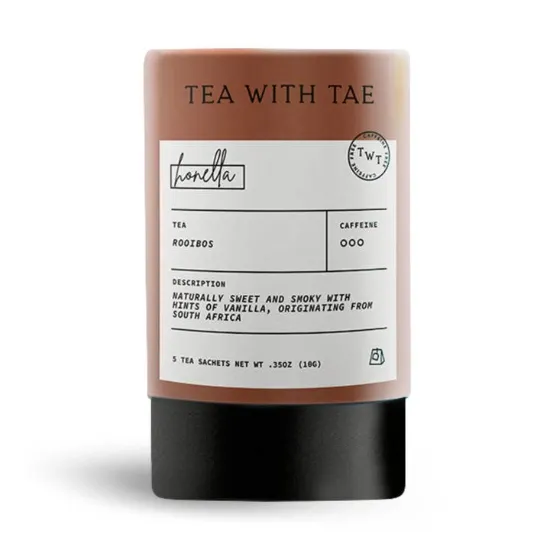 Picture of Honella Honeybush Herbal Mini Tea Tube Gift (5 Tea Bags)