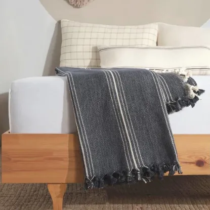 Picture of Minimalist 100% Cotton Throw Blankets & Bedspreads
